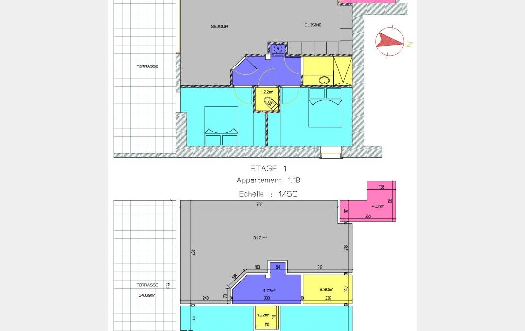 AGENCE IMMOBILIERE MB : Appartement | COCHEREN (57800) | 61 m2 | 130 000 € 