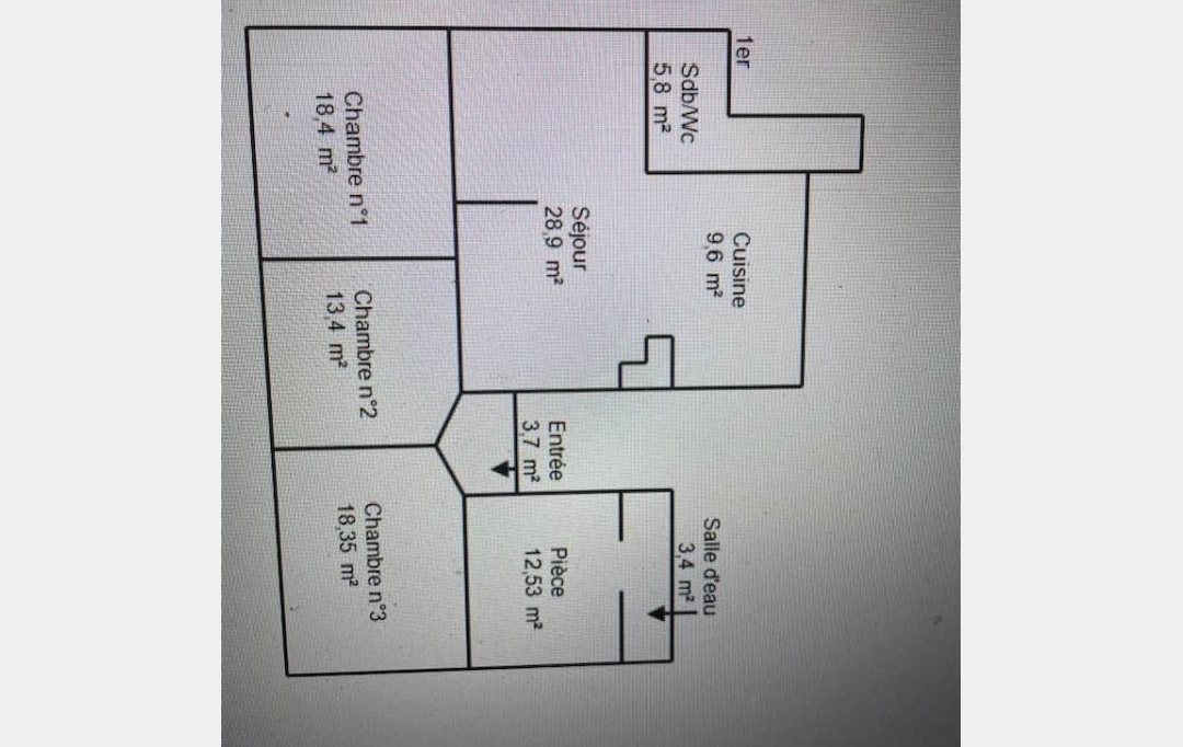 AGENCE IMMOBILIERE MB : Immeuble | FREYMING-MERLEBACH (57800) | 376 m2 | 289 000 € 