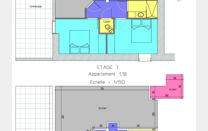 Appartement P3   COCHEREN  61 m2 130 000 € 